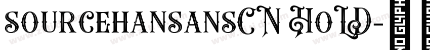 sourcehansansCN HoLD字体转换